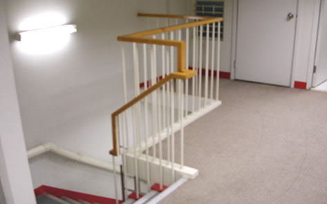 internal staircase to cockloft